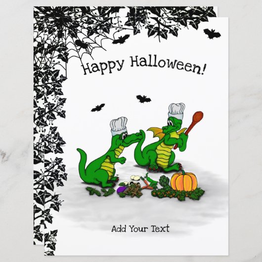 ドラゴン – ハッピーハローウィン!今日は調理師 (正面/裏面)