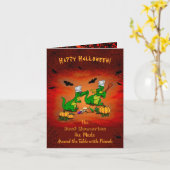 ドラゴン – ハッピーハローウィン!今日は調理師 カード (黄色い花)