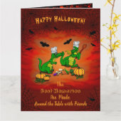 ドラゴン – ハッピーハローウィン!今日は調理師 カード (黄色い花)