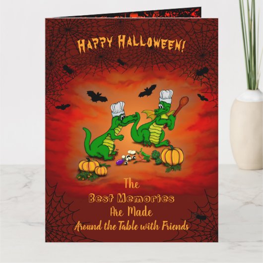 ドラゴン – ハッピーハローウィン!今日は調理師 カード (正面)