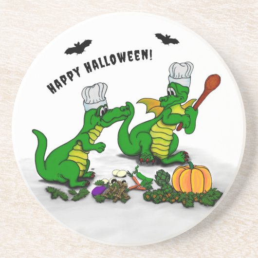 ドラゴン – ハッピーハローウィン!今日は調理師 コースター (正面)
