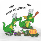 ドラゴン – ハッピーハローウィン!今日は調理師 シール (正面)