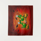 ドラゴン – ハッピーハローウィン!今日は調理師 タペストリー (正面)