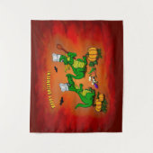 ドラゴン – ハッピーハローウィン!今日は調理師 タペストリー (正面)