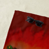 ドラゴン – ハッピーハローウィン!今日は調理師 ビーチタオル (インサイチュ)