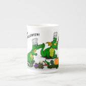 ドラゴン – ハッピーハローウィン!今日は調理師 ボーンチャイナマグカップ (正面)