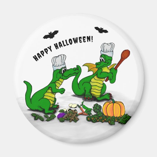 ドラゴン – ハッピーハローウィン!今日は調理師 マグネット (正面)