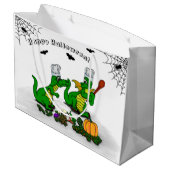 ドラゴン – ハッピーハローウィン!今日は調理師 ラージペーパーバッグ (裏面アングル)