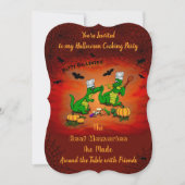 ドラゴン – ハッピーハローウィン!今日は調理師 招待状 (正面)