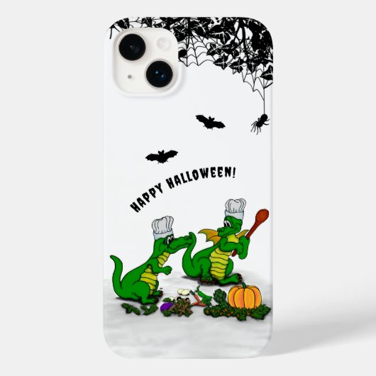 ドラゴン – ハッピーハローウィン!今日は調理師 Case-Mate iPhoneケース (裏面)