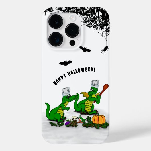 ドラゴン – ハッピーハローウィン!今日は調理師 Case-Mate iPhoneケース (裏面)