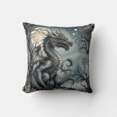 ドラゴン・バイ・ムーンライト クッション (正面)