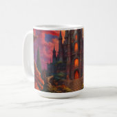 ドラゴン ファンタジー ファイナル 二倍 コーヒーマグカップ (正面左)