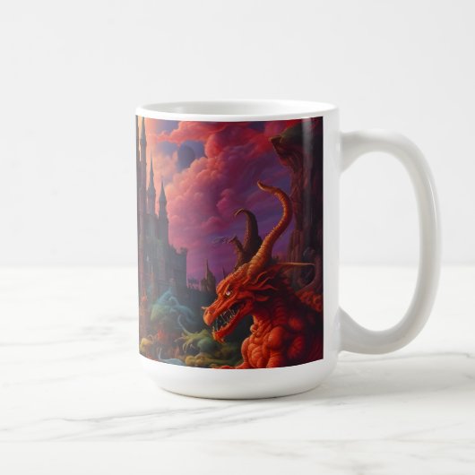 ドラゴン ファンタジー ファイナル 二倍 コーヒーマグカップ (右)