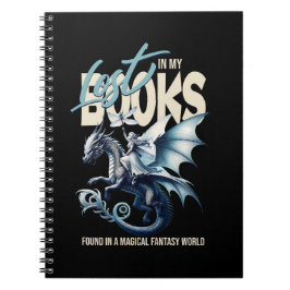 ドラゴン&フェアリー&ファンタジーブックラバー引用文 ノートブック