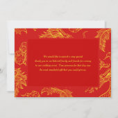 ドラゴン & フェニックス | 二重の幸せ ありがとう サンキューカード (裏面)