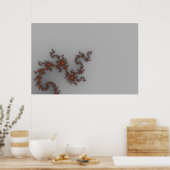 ドラゴン – フラクタル ポスター (キッチン)