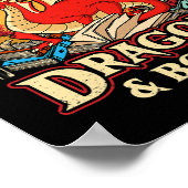 ドラゴン&ブックスおたくドラゴンL ポスター (角)