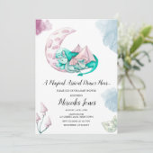 ドラゴン ベイビー シャワーの魔法の到来が近づく 招待状 (スタンド正面)