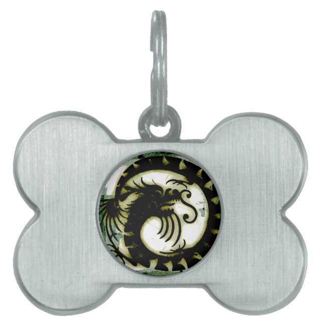 ドラゴン ペットネームタグ (正面)
