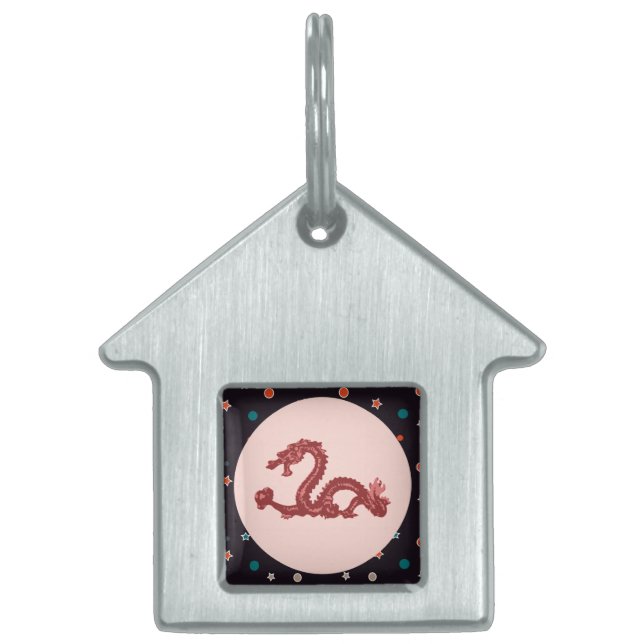 ドラゴン ペットネームタグ (正面)