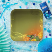 ドラゴン ペーパープレート (パーティー)