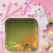 ドラゴン ペーパープレート (パーティー)