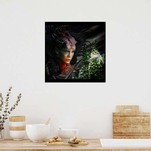 ドラゴン ポスター (キッチン)