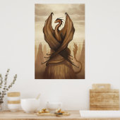 ドラゴン ポスター (キッチン)