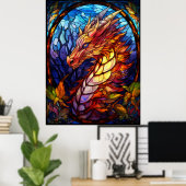 ドラゴン ポスター (ホームオフィス)