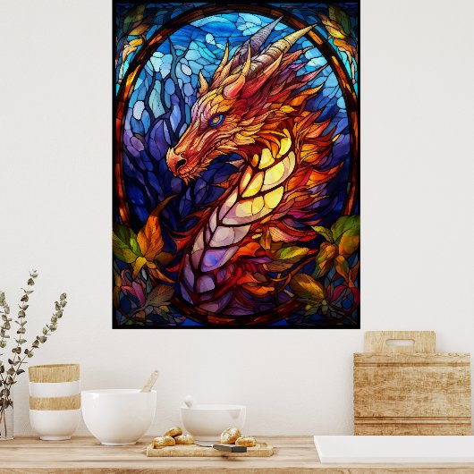 ドラゴン ポスター (キッチン)