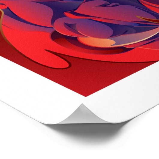 ドラゴン ポスター (角)