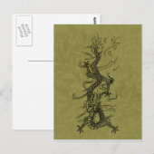 ドラゴン ポストカード (正面/裏面)