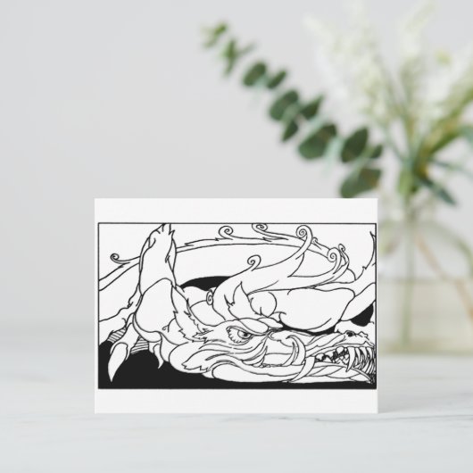 ドラゴン ポストカード (スタンド正面)