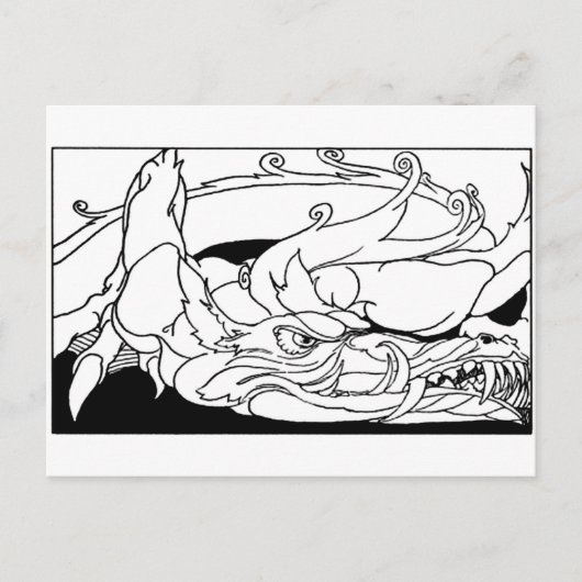 ドラゴン ポストカード (正面)