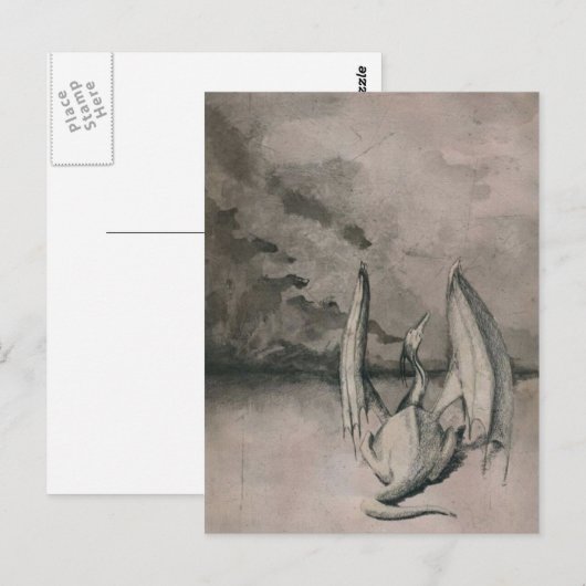 ドラゴン ポストカード (正面/裏面)