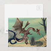 ドラゴン ポストカード (正面/裏面)