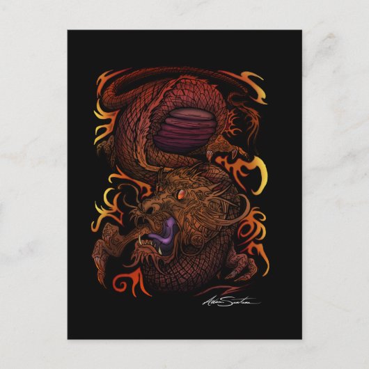 ドラゴン ポストカード (正面)