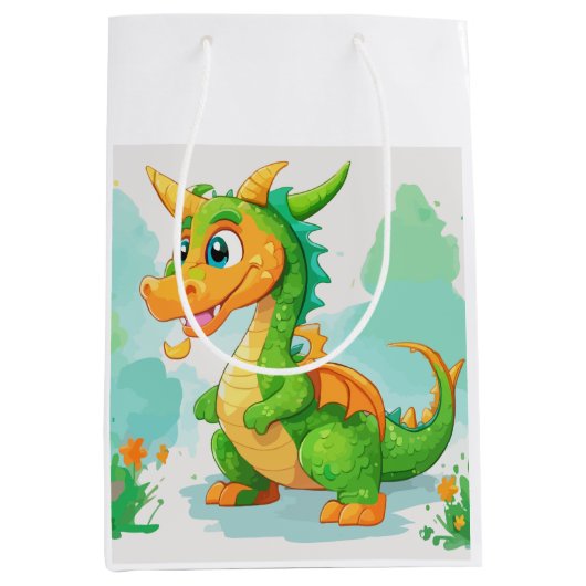 ドラゴン ミディアムペーパーバッグ (正面)