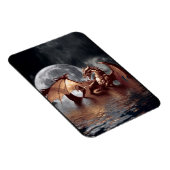 ドラゴン&ムーンファンタジーアートマグネット マグネット (右側)