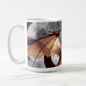 ドラゴン&ムーンファンタジーマグ コーヒーマグカップ (左)