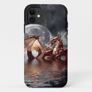 ドラゴン&ムーンファンタジー神話のiPhoneケース iPhone 11 ケース