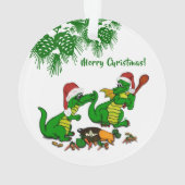 ドラゴン – メリークリスマス！ – 今日は調理師 オーナメント (裏面)