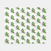 ドラゴン – メリークリスマス！ – 今日は調理師 フリースブランケット (正面(横))