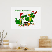 ドラゴン – メリークリスマス！ – 今日は調理師 ポスター (キッチン)