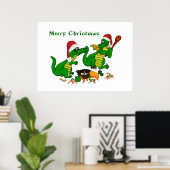 ドラゴン – メリークリスマス！ – 今日は調理師 ポスター (ホームオフィス)