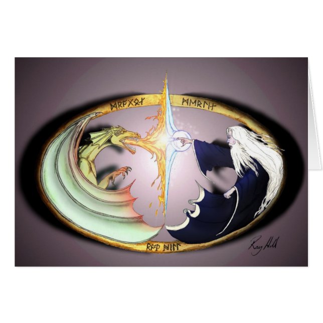 ドラゴン&メルリン (正面横)