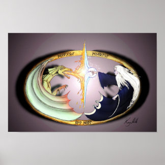 ドラゴン&メルリン ポスター