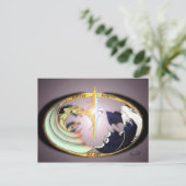 ドラゴン&メルリン ポストカード (スタンド正面)