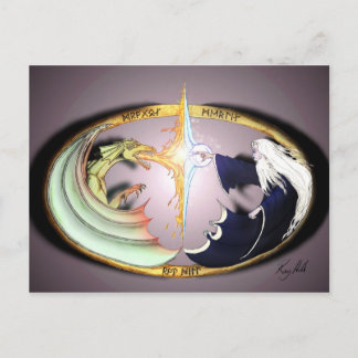 ドラゴン&メルリン ポストカード